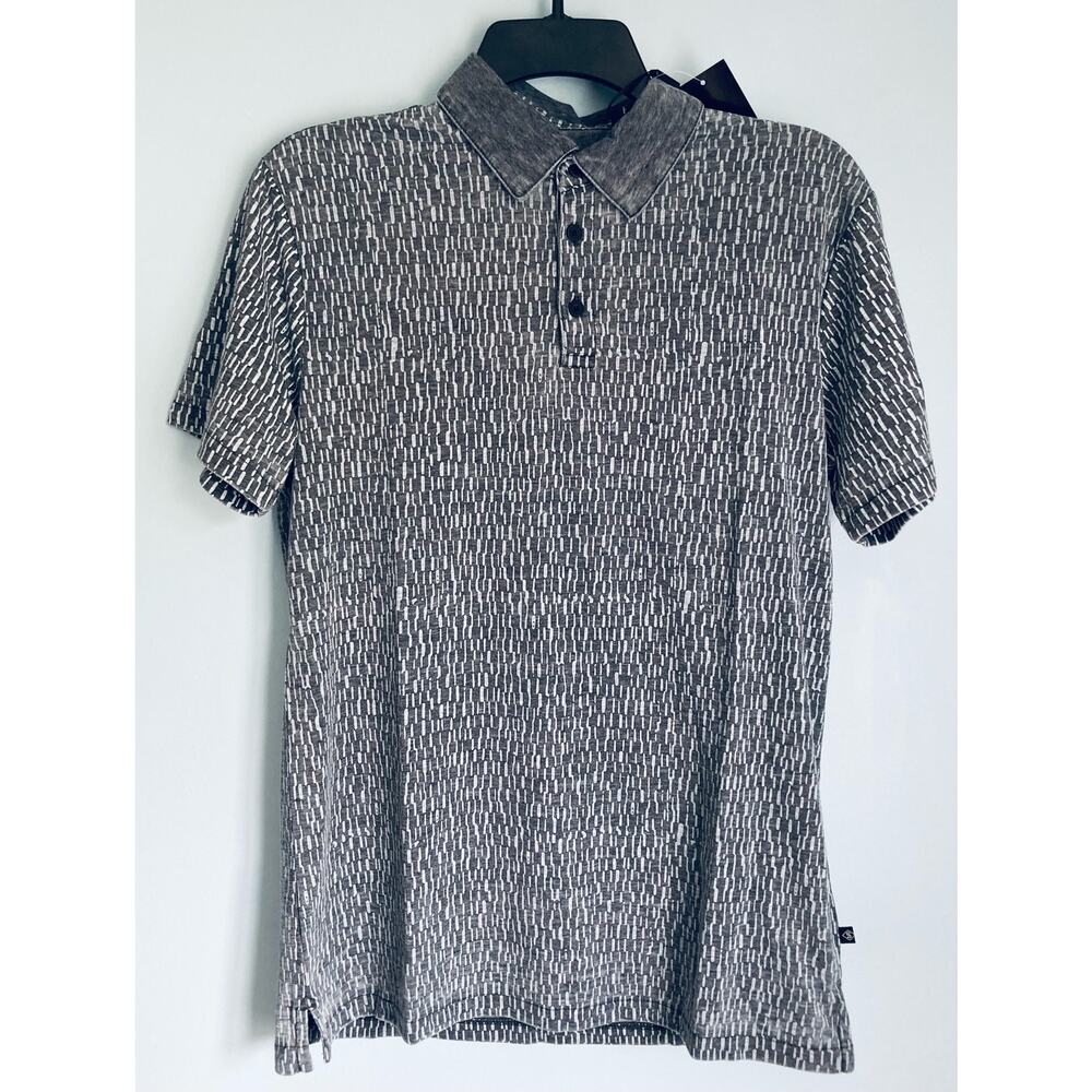 Polo Shirt Small Indigo Star Heather Black